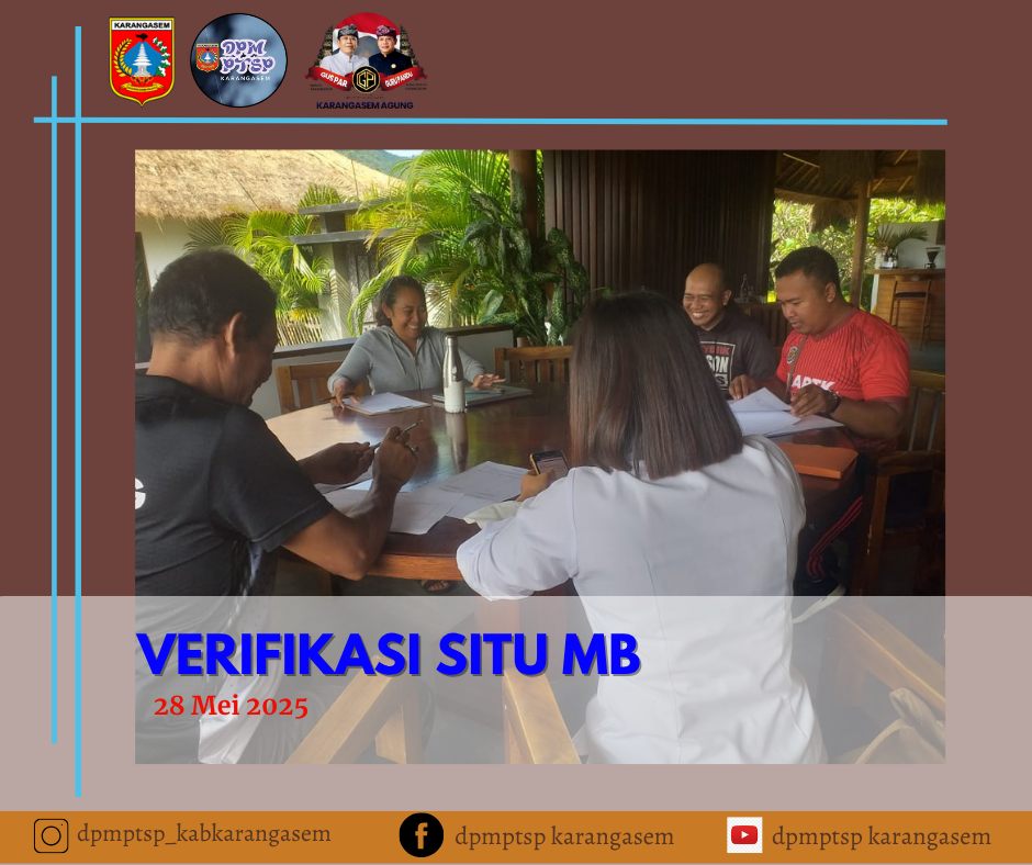 VERIFIKASI SITU MB - Dinas Penanaman Modal dan Pelayanan Terpadu Satu ...